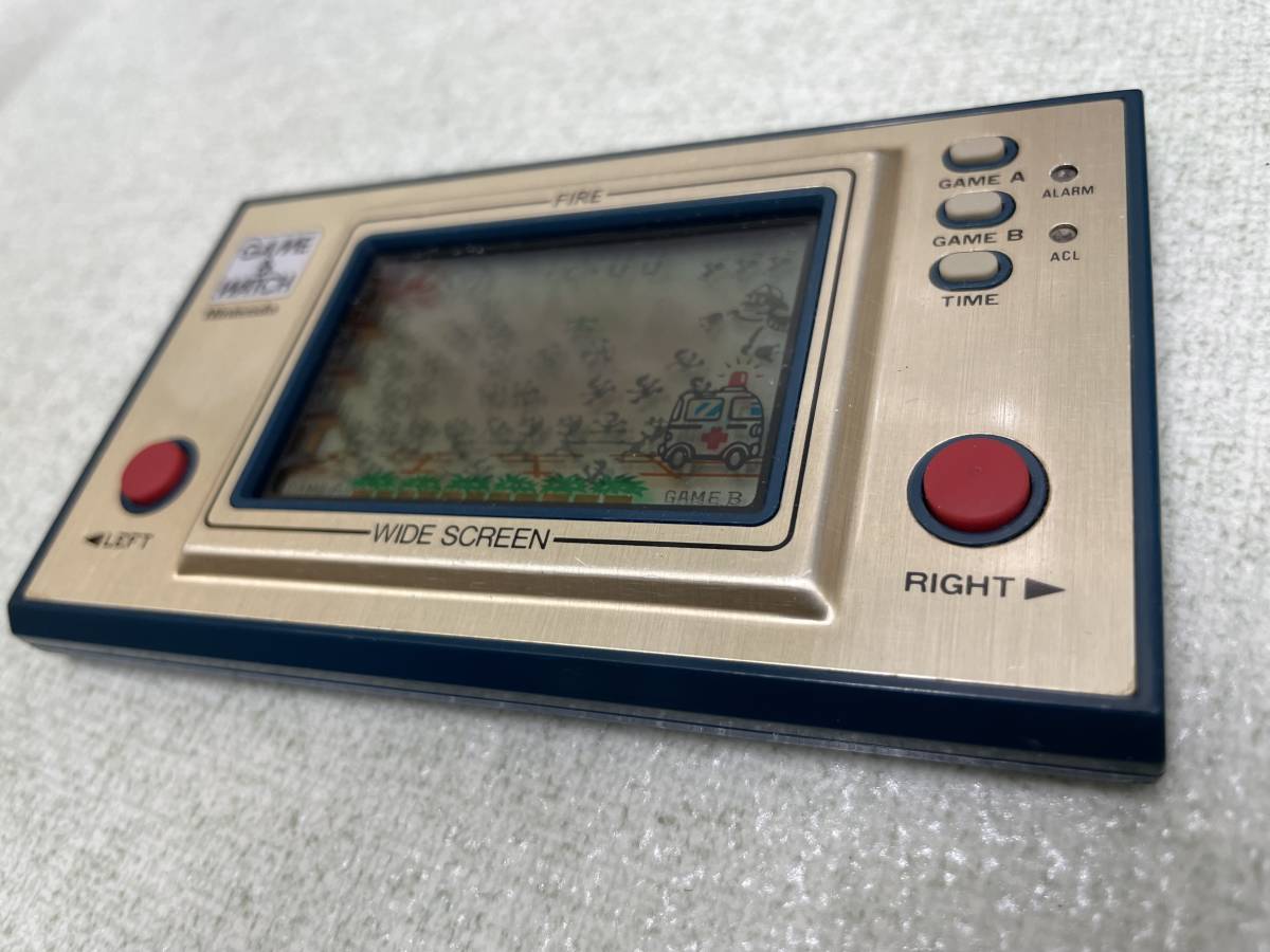 任天堂ゲームウォッチ ファイア Fire Fr 27 ワイドスクリーン Game Watch ゲームウォッチ 売買されたオークション情報 Yahooの商品情報をアーカイブ公開 オークファン Aucfan Com
