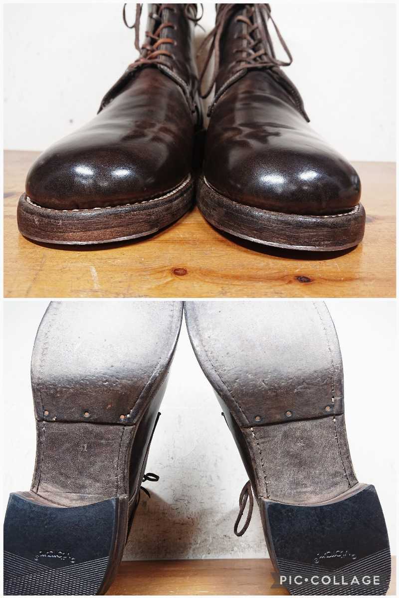 極美品/送料無料】 GUIDI/グイディ コードバン ホースレザー プレーン 