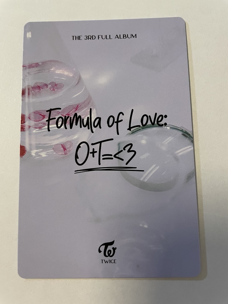 TWICE【サナ】直筆サイン入り☆Formula of Love トレカ(サイン)｜売買