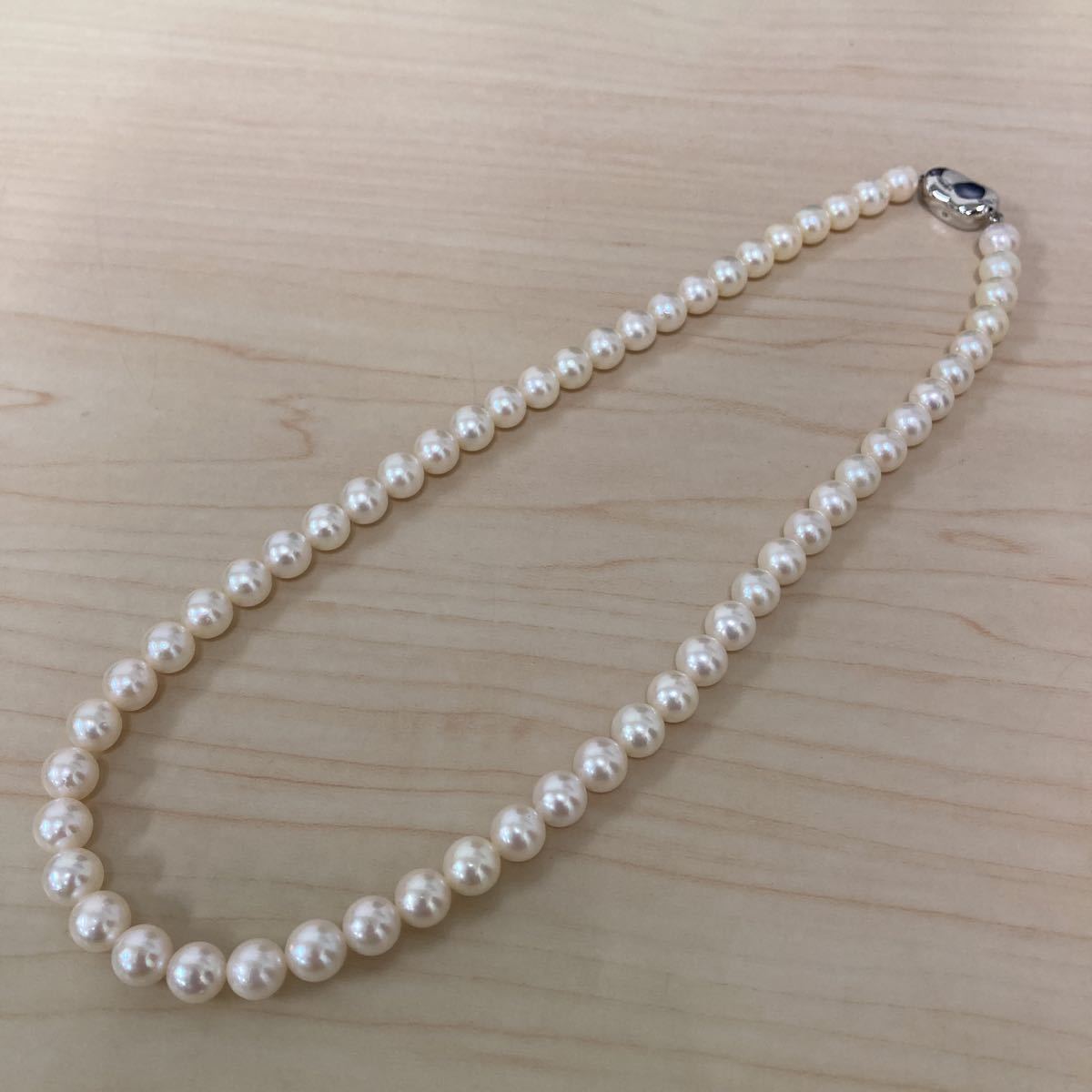 アコヤ本真珠ネックレス 7mm-7.5mm 34g 43cm パールネックレス