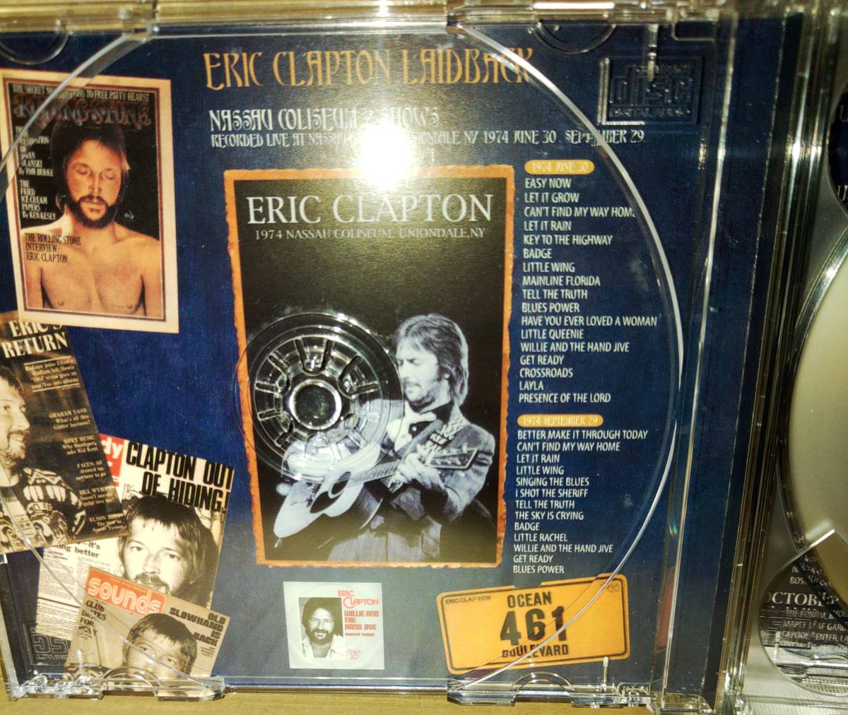 Eric Clapton○4CD LAIDBACK NY 1974 MID VALLEY Collector