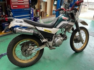 DG08J ヤマハセロー225WE （2000年式）不動車 書類付き(126cc-250cc 