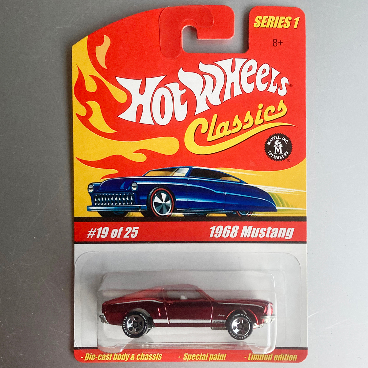 1/64 ホットウィール クラシック 1968 フォード マスタング Hot Wheels