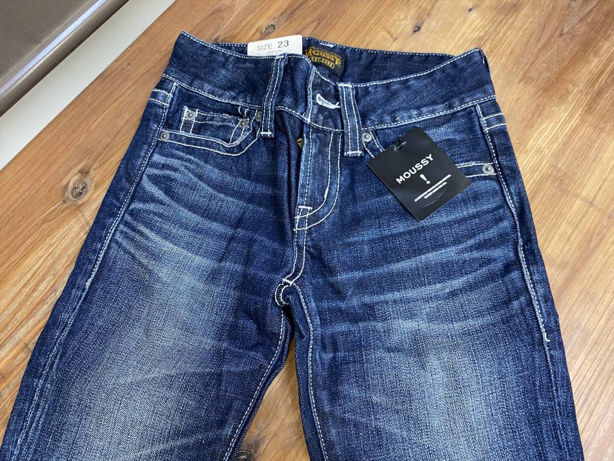 Aコンパクト Moussy マウジー サイズ23 タグ付 ストレッチ スキニー デニム 029bsa12 0030 パンツ スラックス 売買されたオークション情報 Yahooの商品情報をアーカイブ公開 オークファン Aucfan Com
