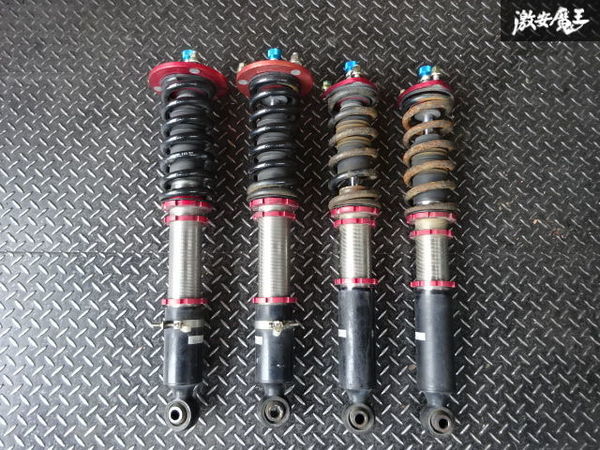 固着抜け無し！！　GRX120マークX サスペンションキット 4本セット 社外 GRX120 GRX121 マークX フルタップ 全長式 車高調 サス ショック