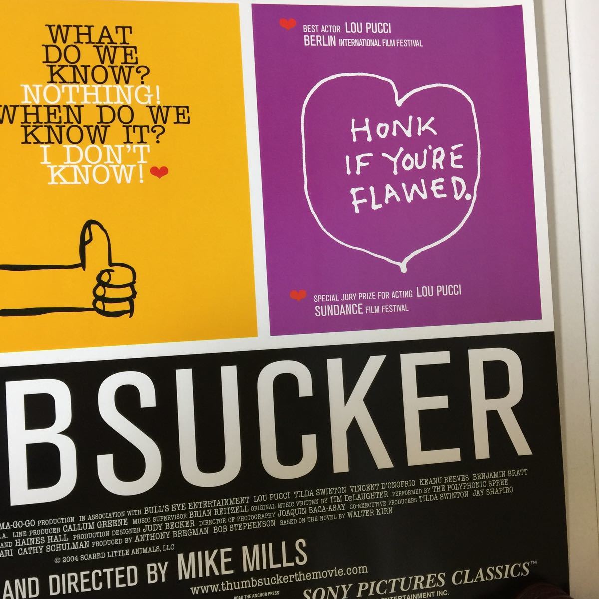 P39 品 ポスター Thumbsucker サムサッカー マイクミルズ 外国 飾り物 インテリア 海外 ポスター 売買されたオークション情報 Yahooの商品情報をアーカイブ公開 オークファン Aucfan Com