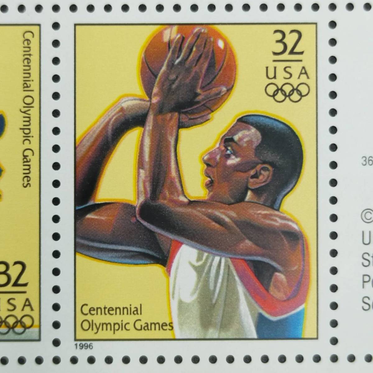 超レア！アメリカ 切手 ATLANTA 1996 CENTENNIAL OLYMPIC GAMES 32c