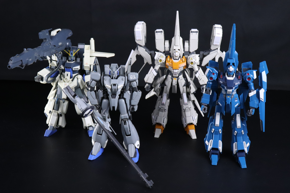 バンダイ MG 1/100 ガンプラ 4点まとめ ファッツ ゼータプラス C1
