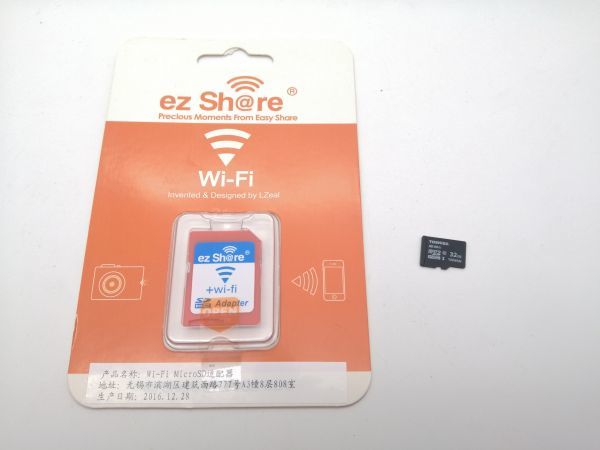 C029 ezShare Wi-Fi搭載 SDアダプター+32G カードx ezShare C028 Wi-Fi機能