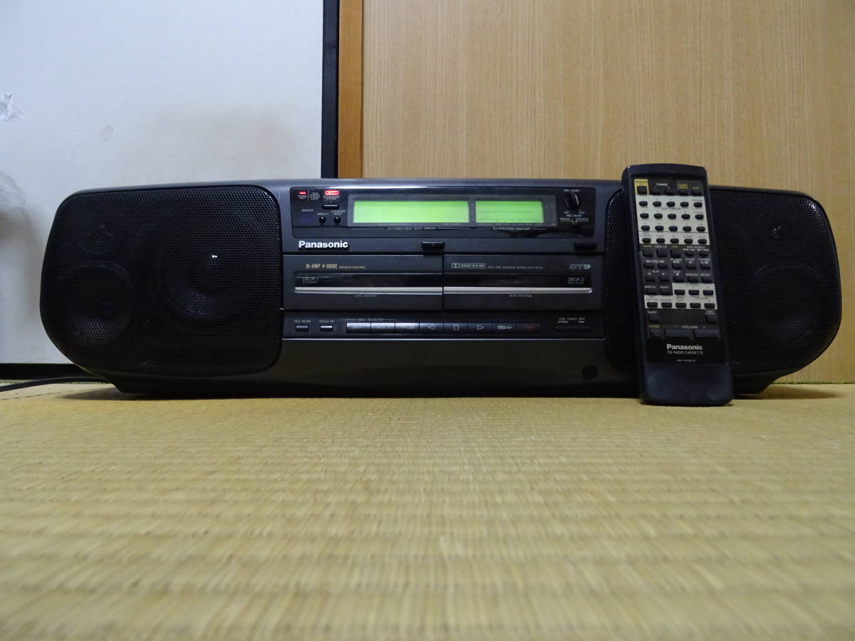 送料込】Panasonic パナソニック RX-DT9 CDラジカセ（純正リモコン付