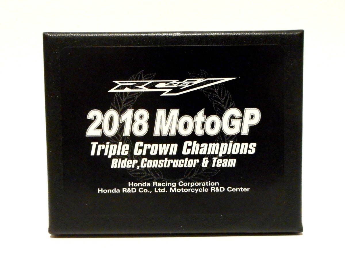 ホンダ HONDA RC213V 2018 MotoGP シーズン三冠達成記念 3Dレーザー 