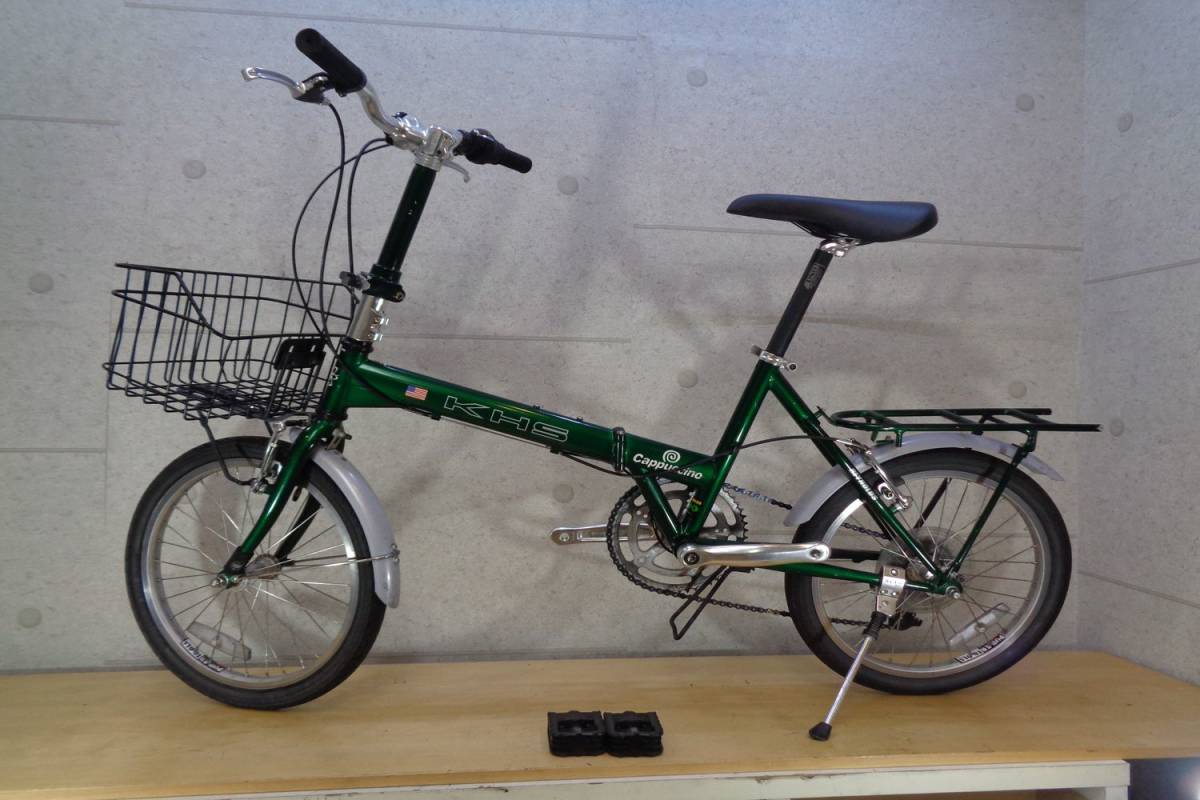 KHS Cappuccino 18インチ 折りたたみ REYNOLDS500 クロモリ(18インチ 