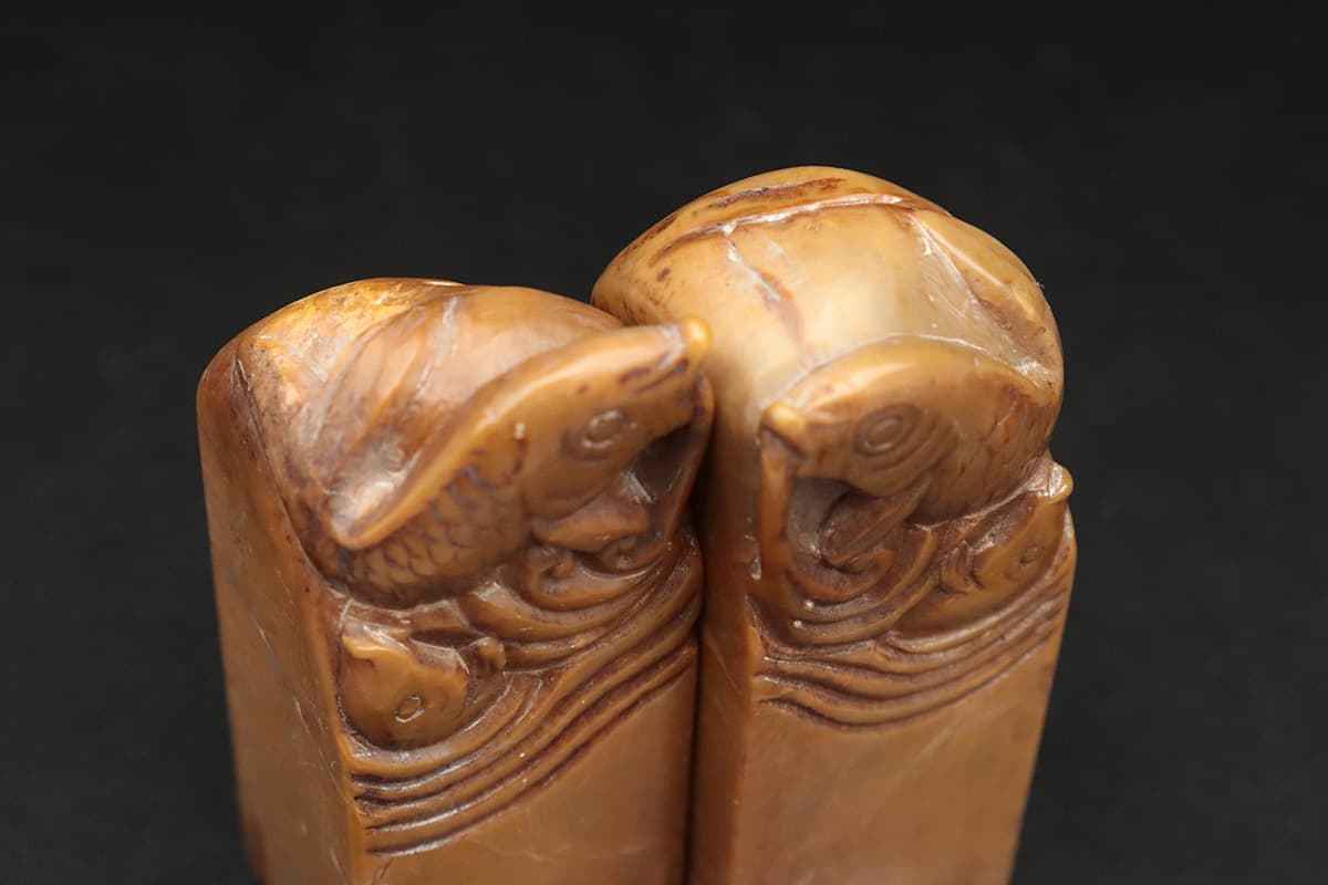 購入純正 寿山石印材 時代物 置物 - roratoimoveis.com