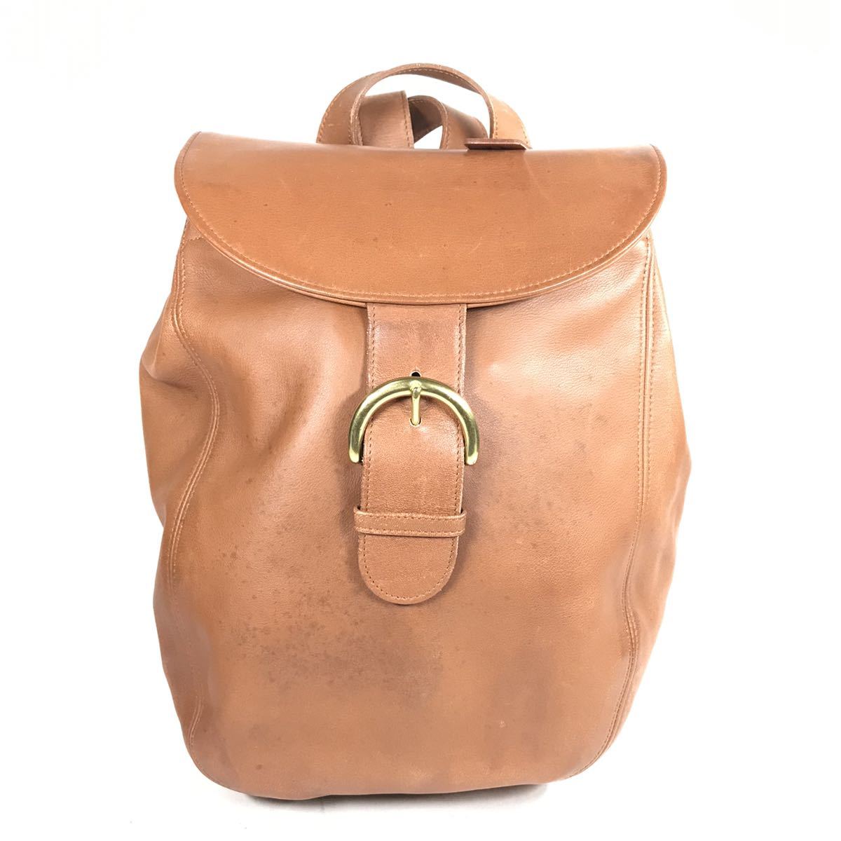 美品✨COACH コーチ 4134 リュックサック　オールドコーチ コーチ】本物 COACH リュック オールドコーチ 茶 4134 リュックサック