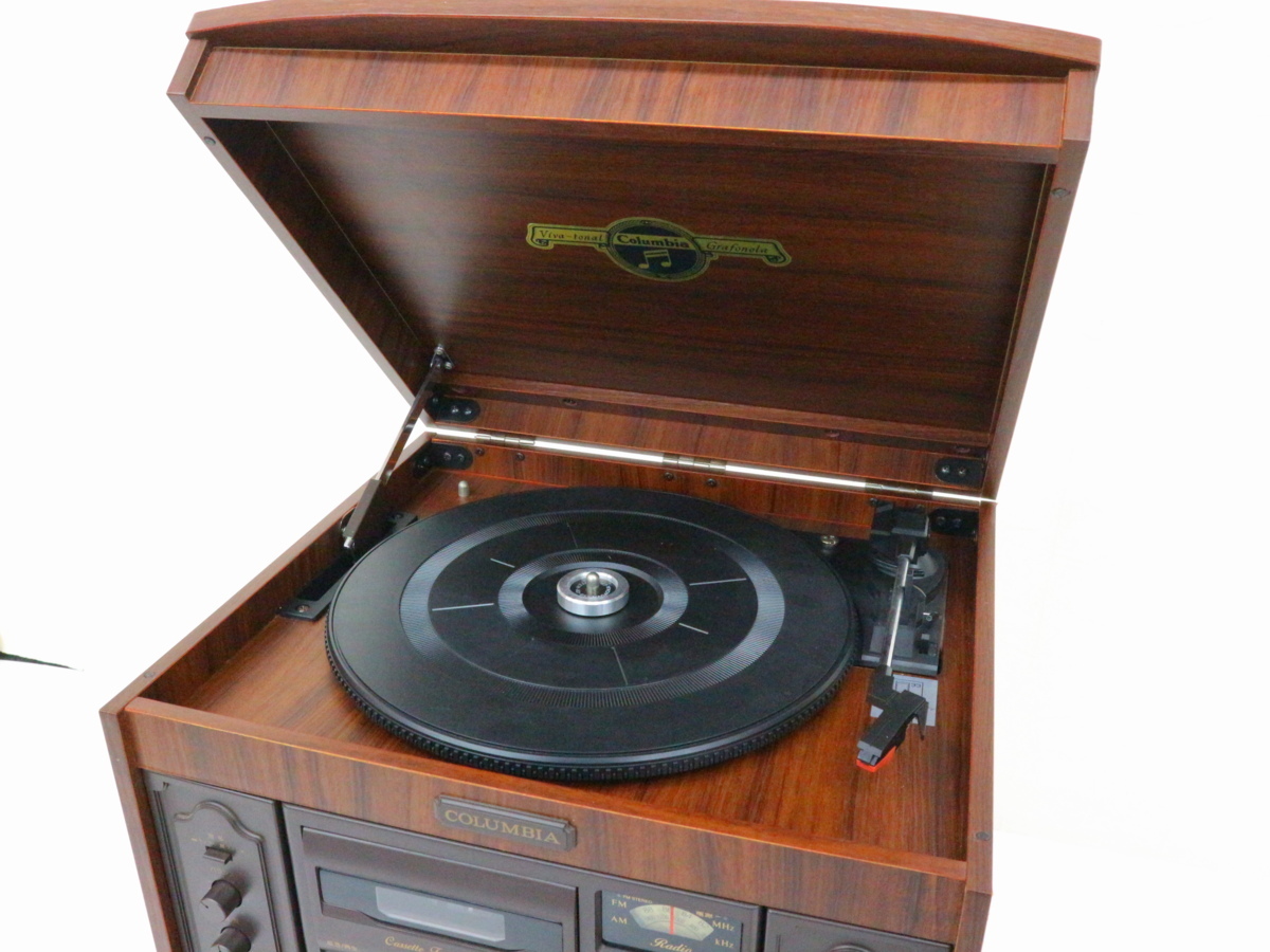 コロムビア GP-60 CD/カセット/ラジオ/レコードプレーヤー 音聴機 Columbia コロンビア GP-60 マルチステレオプレーヤー CD/ラジオ