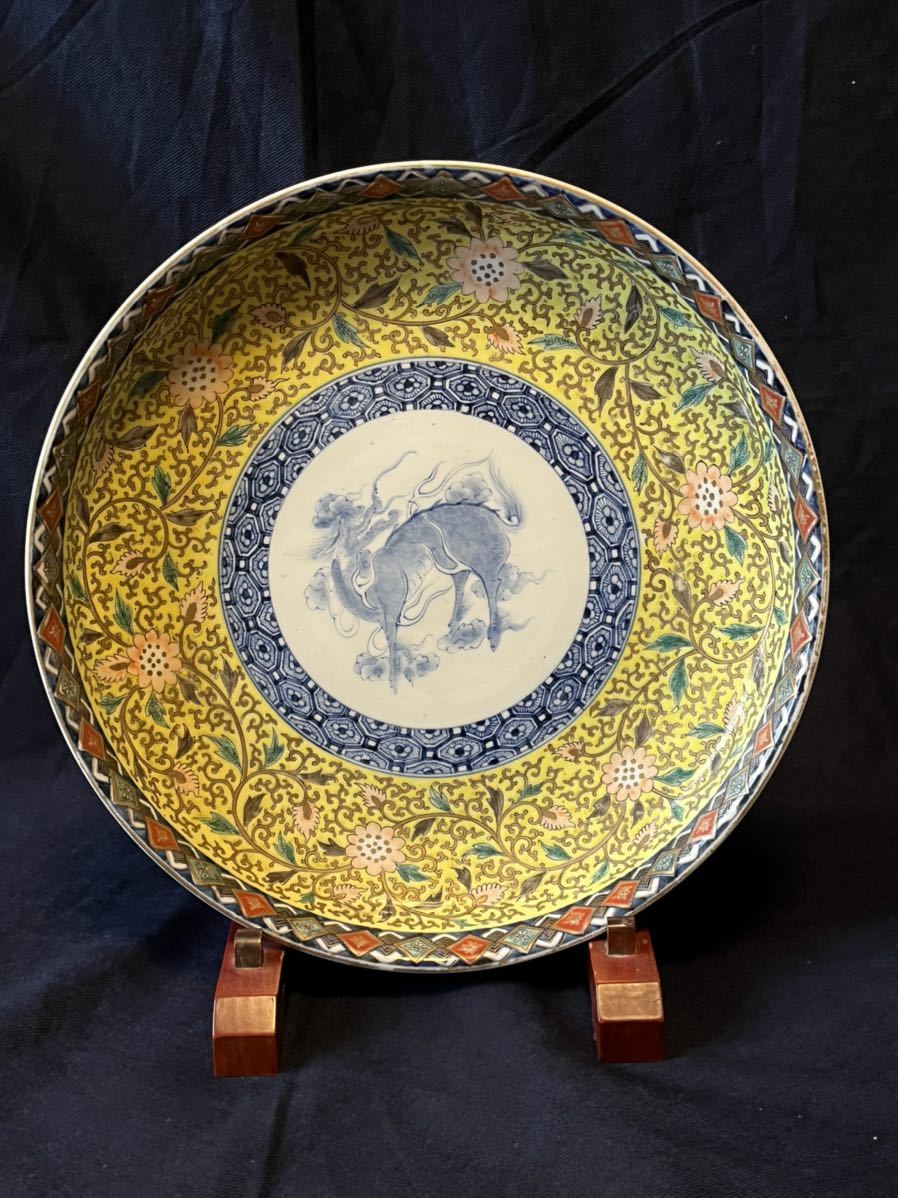 744 伊万里焼　大皿　伊万里 アンティーク　美品
