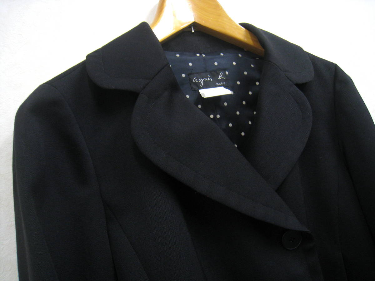 agnes b.◇アニエスベー ショート丈 デザイン テーラードジャケット  
