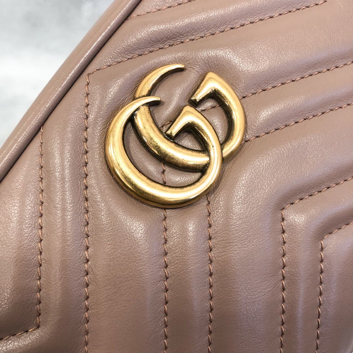 ほぼ未使用激安GUCCI グッチ ショルダーバッグ GGマーモント ほぼ未 