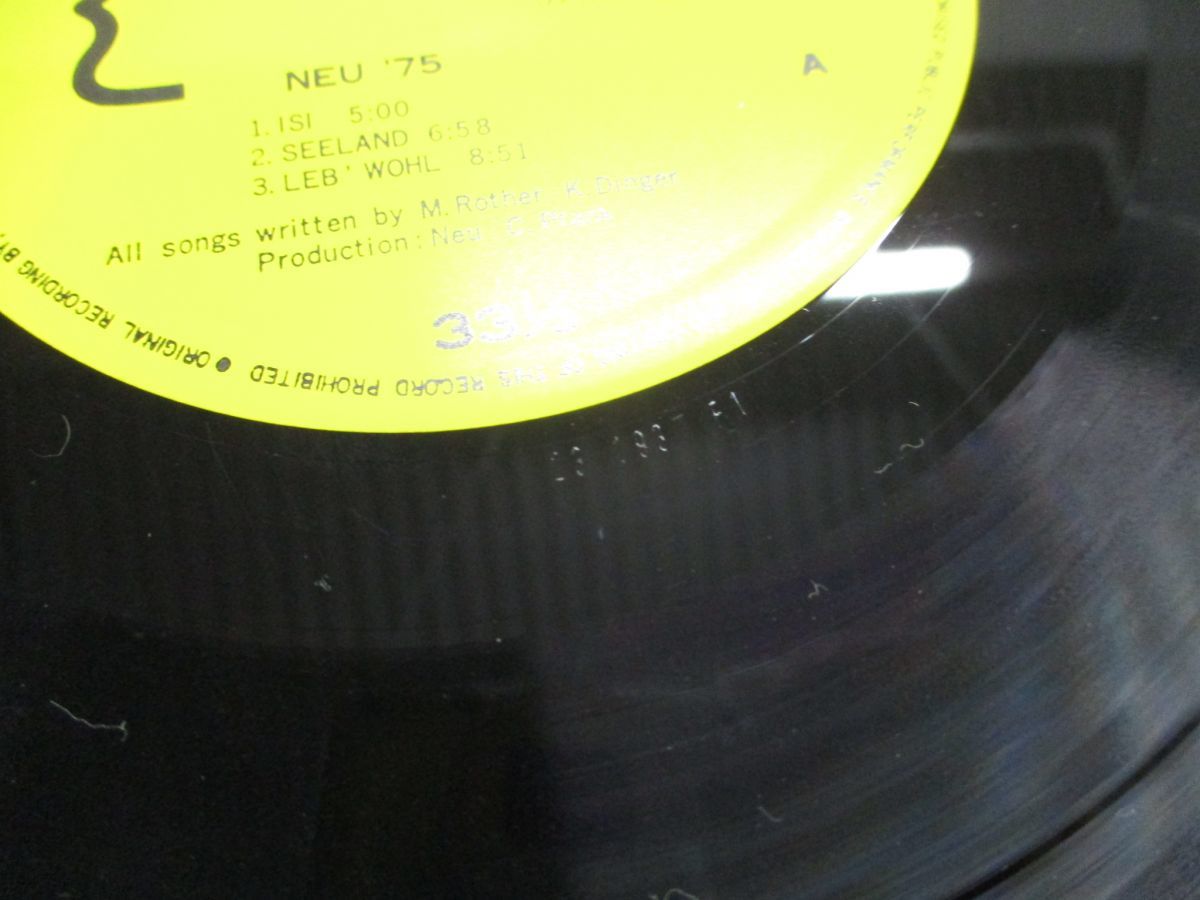 ⁄ Neu NEU! LP 電子空間 ノイ '75 TEICHIKU Yahoo!オークション UXP