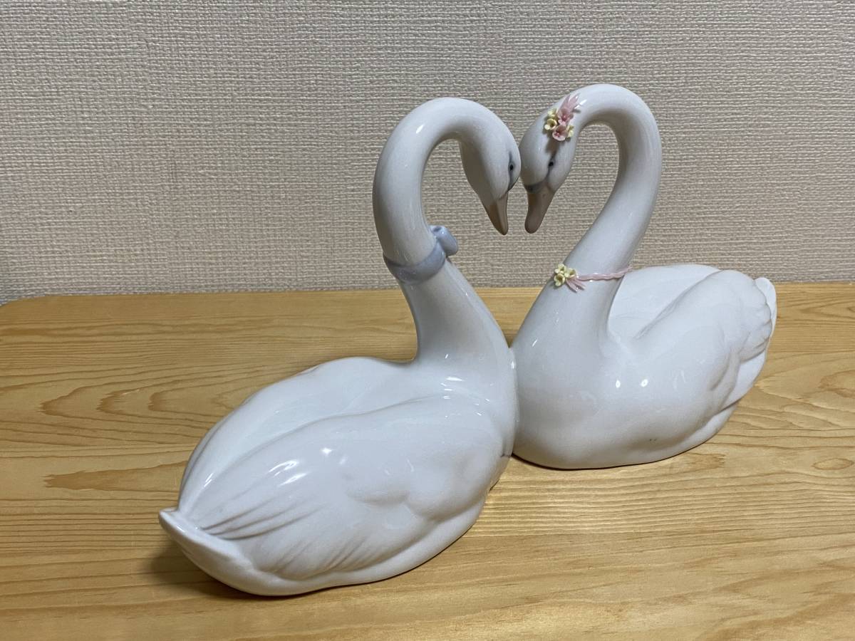 新品 リヤドロ エンドレスラブ 白鳥 Dramarcelaqueiroz Com Br