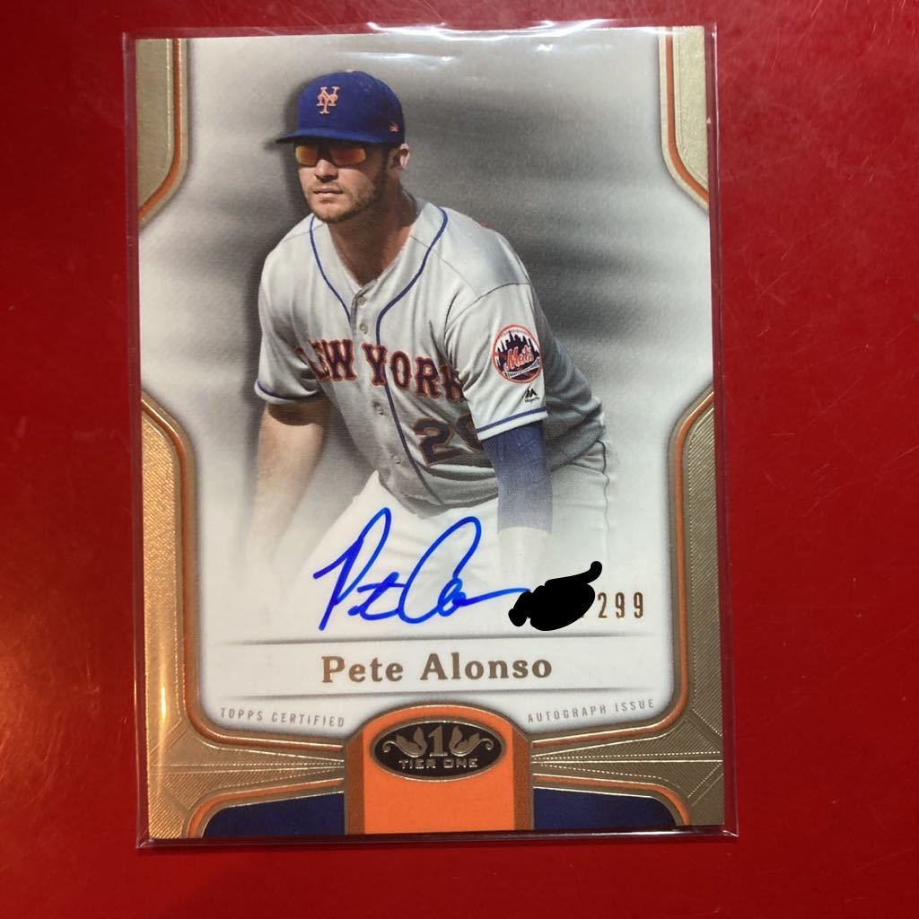 MLB TOPPS 2020 ピート・アロンソ 直筆サインカード 50シリ おもちゃ