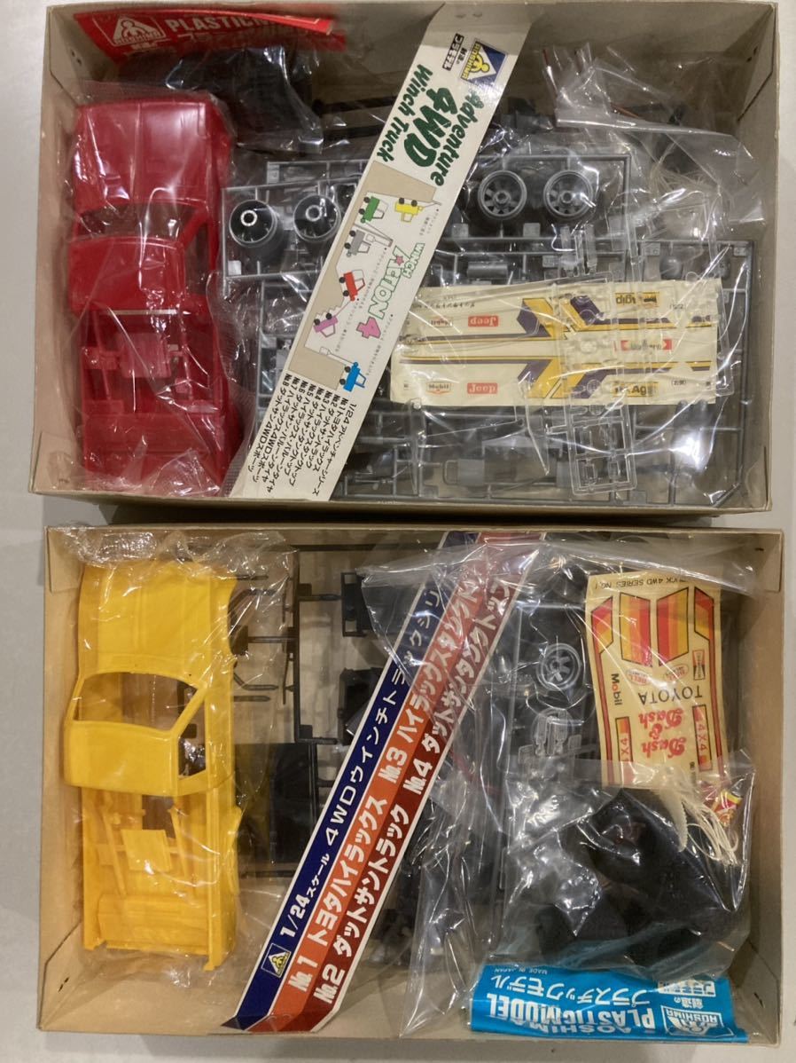 アオシマ1/24 アドベンチャー4WD ハイラックス ダットラ パジェロ RAV4 