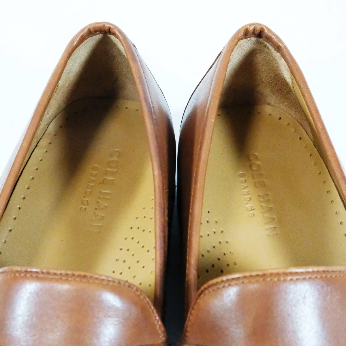 【新品 未使用】COLE HAAN GRAND OS コールハーン サイズ:11.5(29cm相当) コインローファー ブラウン 茶 ビジネス シューズ 革靴 グランド COLE HAAN グランドプラスドレスキャップトゥオックスフォード 0.0 グランドシリーズ