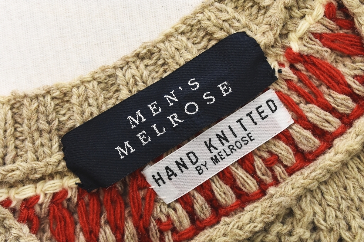 ☆雰囲気抜群! メンズ メルローズ MENS MELROSE ローゲージ 