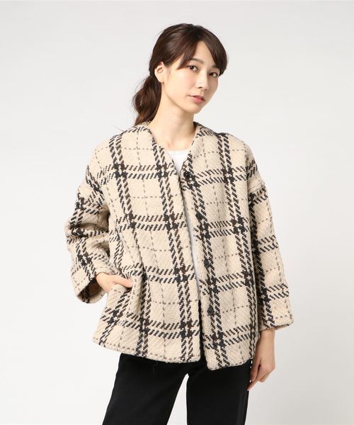  John Branigan ジョンブラニガン ハイネック Vコート ジャケット 23100円(その他)｜売買されたオークション情報、yahooの商品情報をアーカイブ公開 - オークファン 女性用