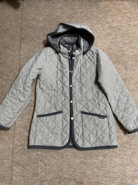 ■美品LAVENHAMビジネスコート ラベンハム LAVENHAM キルティングコート La お洒落ビジネスマンに贈るアウターの永久欠番！！ 黒い
