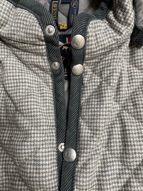 ■美品LAVENHAMビジネスコート ラベンハム LAVENHAM キルティングコート La お洒落ビジネスマンに贈るアウターの永久欠番！！ 黒い