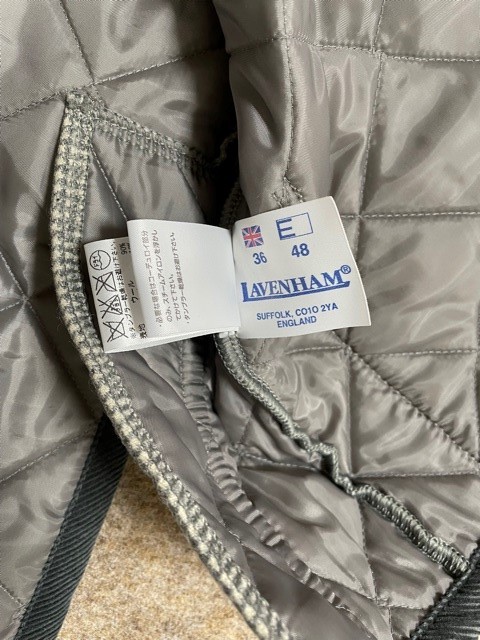 ■美品LAVENHAMビジネスコート ラベンハム LAVENHAM キルティングコート La お洒落ビジネスマンに贈るアウターの永久欠番！！ 黒い