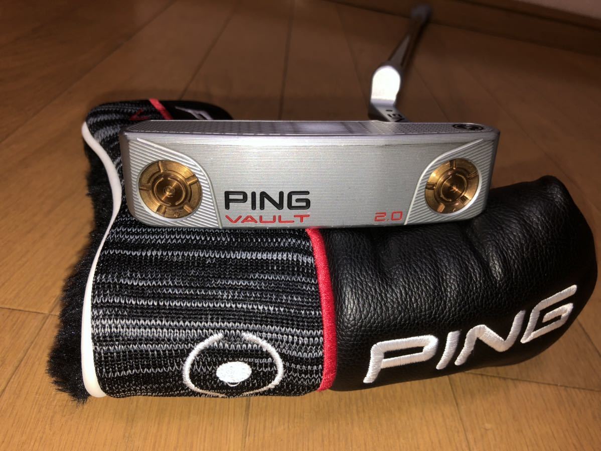 美品】PING VAULT ピンヴォルト2.0デールアンサープラチナムパター34 