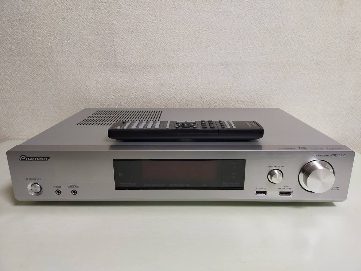 ★☆Pioneer パイオニア VSX-S510 AVレシーバー アンプ リモコンあり ジャンク品☆★
