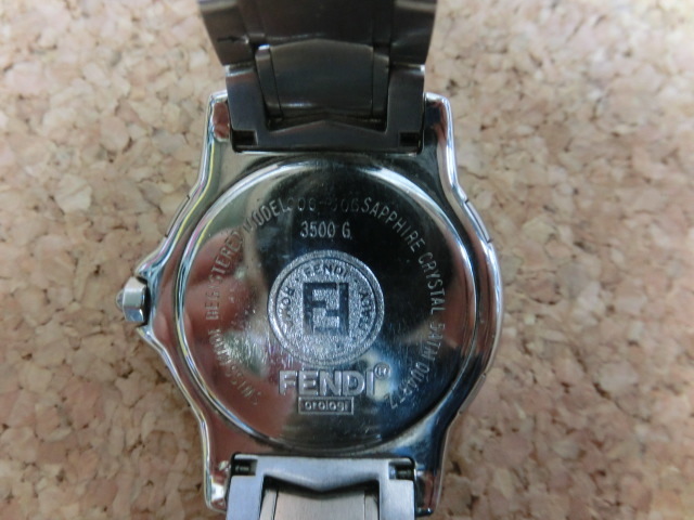 ⭐極美品⭐FENDI 甘ったるい 3500G 腕時計 スイス製 青文字盤 クォーツ
