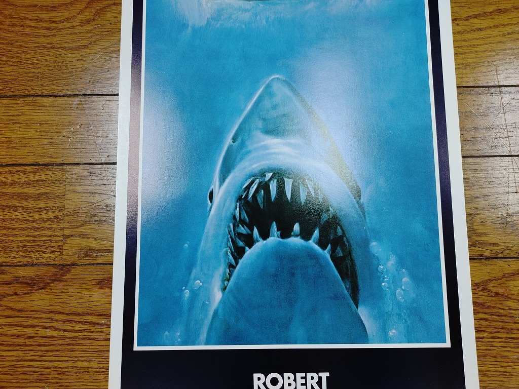 S370/US版 インサート リプリント 映画ポスター「JAWS / ジョーズ 