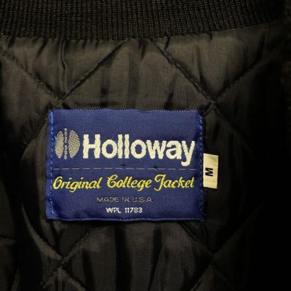 70年代 70s アメリカ製 Holloway ホロウェイ レタードスタジャン 
