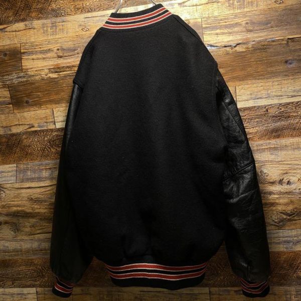 70年代 70s アメリカ製 Holloway ホロウェイ レタードスタジャン 