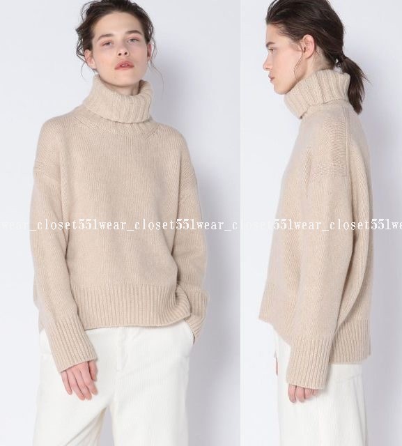 美品　galerie vie ファインウールハイネック  s 2018 美品 GALERIE VIE ギャルリーヴィー ☆ファインウール ハイネック