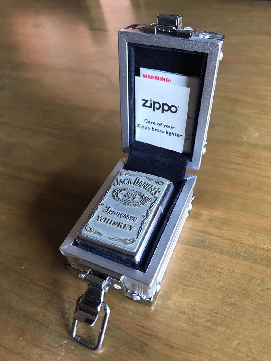○ zippo オリジナルアルミトランクケース＋zippo ジャックダニエル
