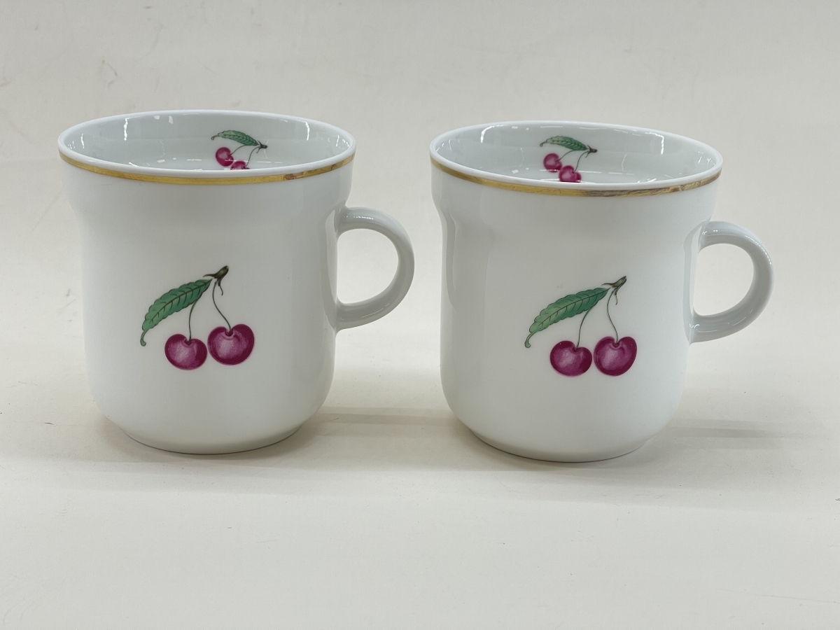  Richard Ginori リチャード ジノリ ボンジョルノ チェリー マグカップ 2客 223754(リチャードジノリ)｜売買されたオークション情報、yahooの商品情報をアーカイブ公開 - オークファン リチャードジノリ