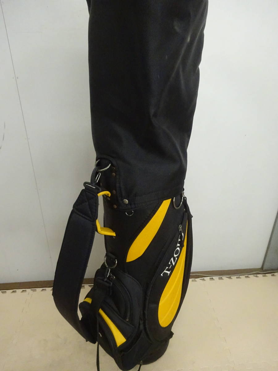 ミズノ T-ZOID カート型 6分割 キャディバッグ フードカバー付 MIZUNO