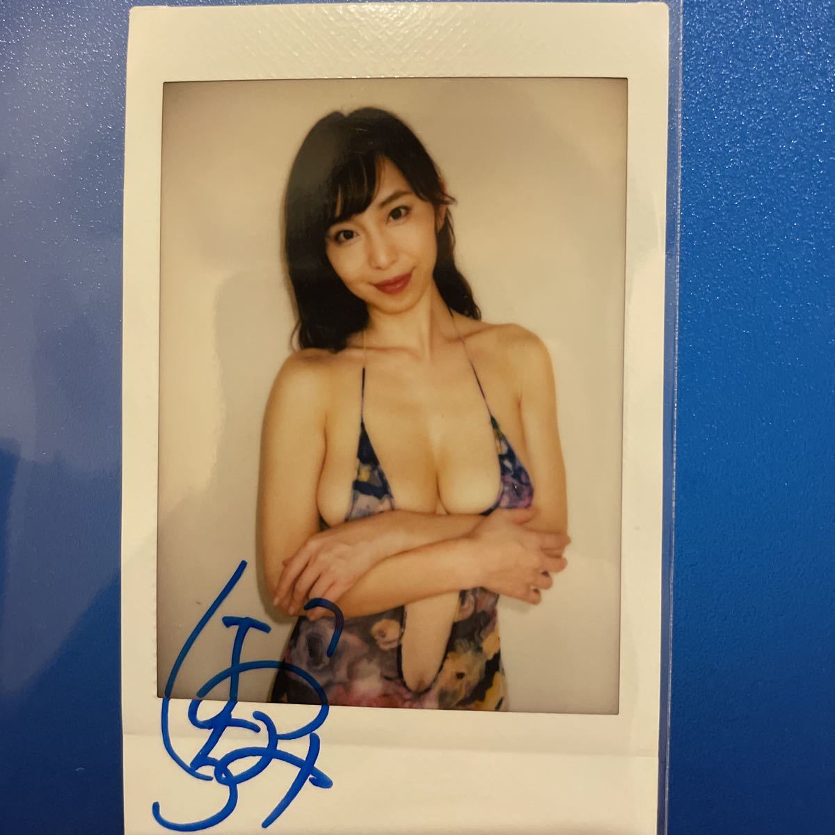 H 塩地美澄 現場生チェキ 「 Follow Me 」 チェキ DVD 購入特典 直筆