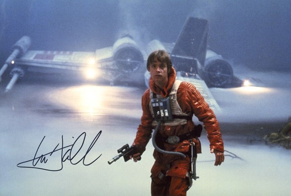 マーク・ハミル 直筆サインフォト/写真 Star Wars ルーク・スカイ 