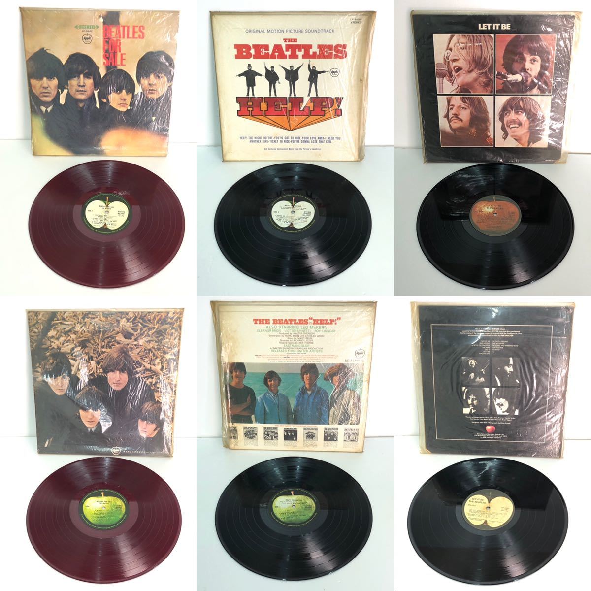 THE LP ザ・ビートルズ) レコード10枚セットまとめ売り Beatles