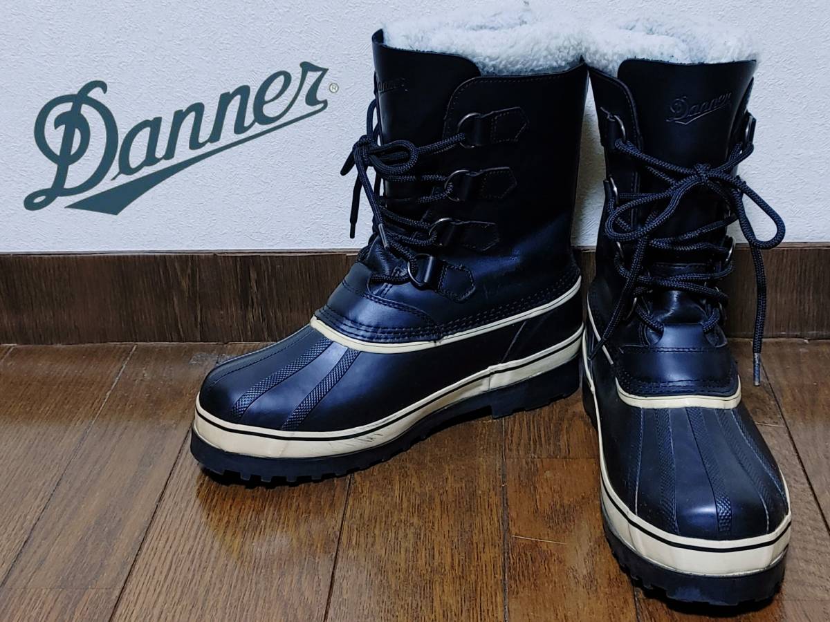 DANNER ダナー D-140001 スノー ブーツ US9 (27cm相当) STEEL SHANK ワークブーツ レザー ブラック フェルト ボア メンズ 靴 RIDGE ダナー TOP Danner｜ダナーWHITE&amp; BLACK): メルカリ