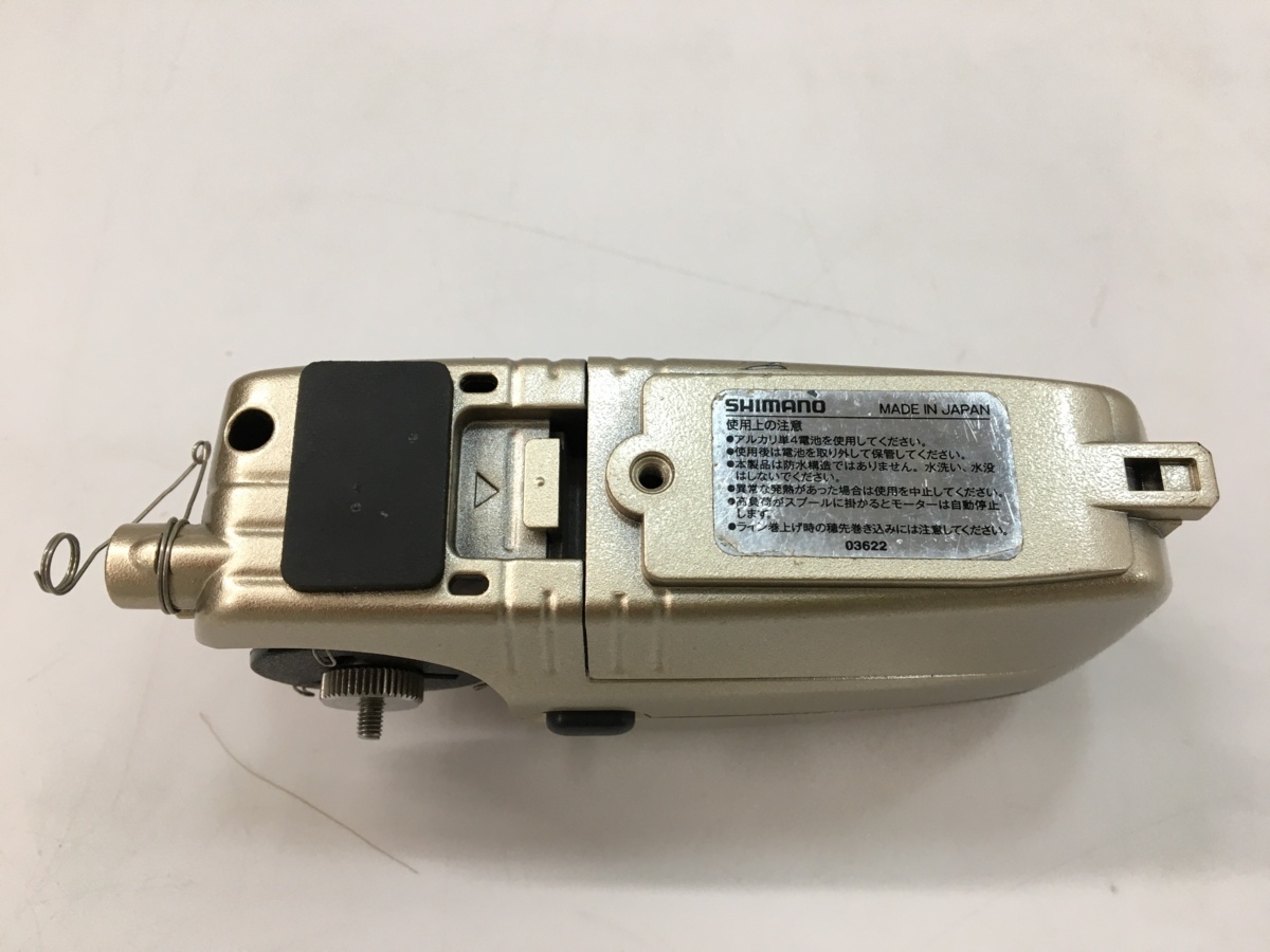 美品 SHIMANO シマノ ワカサギマチックDDM Tc14+ 電動リール ゴールド 