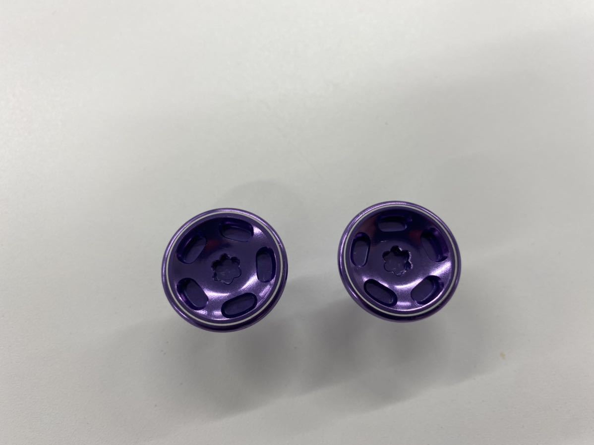 DRT バリアル　ホイールキャップ　DISH パープル　新品未使用 激レア DRT バリアル パープル ホイールキャップ 超美品