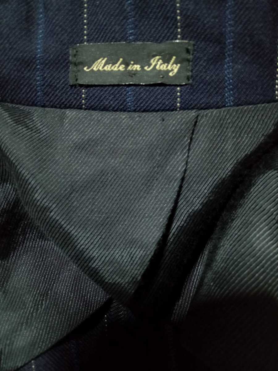 売り切り RRL イタリア製 ウール ストライプ スーツジャケット ダブル