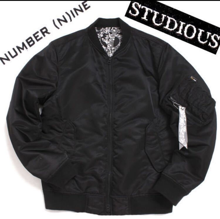 NUMBER (N)INE】≪STUDIOUS限定≫別注コーデュラナイロンMA-1ブルゾン 